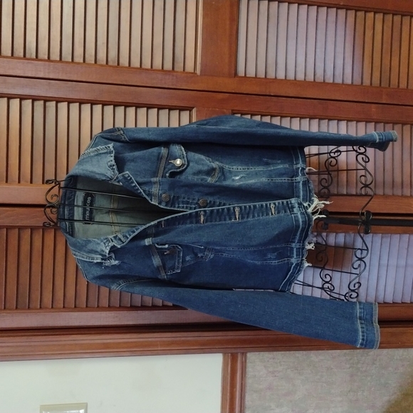 Maurices Jackets & Blazers - Distressed Jean Jacket